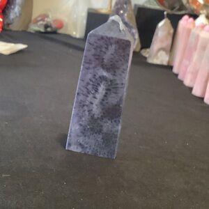 Blue coral jade Crystal Tower